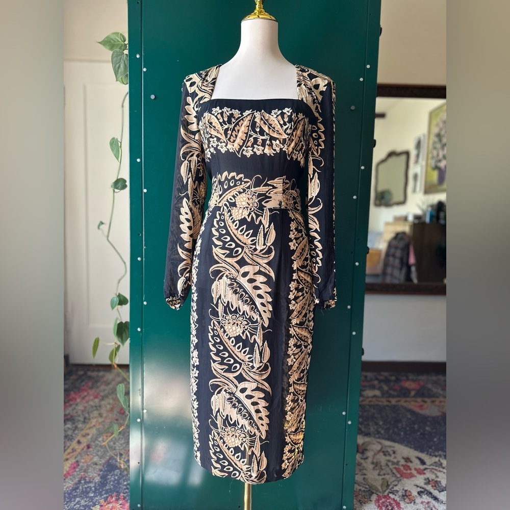 Vintage Barbara Barbara Floral Tassel Dress